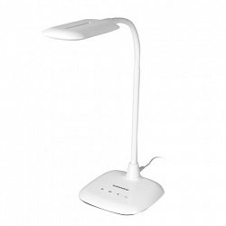 Настольная лампа / светильник SONNEN BR-819A, на подставке, светодиодная, 8 Вт, белый, 236666