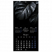 Календарь настенный перекидной 2026 г., BRAUBERG, 12 листов, 28,5х28,5 см, "Black esthetic", 116927