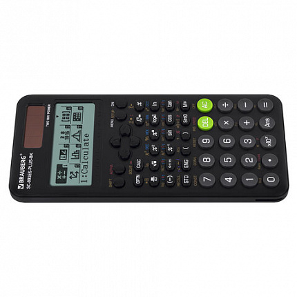 Калькулятор инженерный BRAUBERG SC-991ES-PLUS-BK (164х80 мм), 552 функции, 10+2 разряда, ЧЕРНЫЙ, 272651