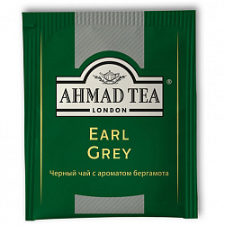 Чай AHMAD "Earl Grey" черный с ароматом бергамота,100 пакетиков в конвертах по 2 г, 595i-08