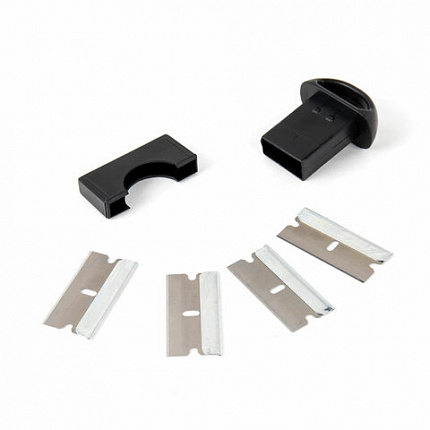 Скребок для любых поверхностей (керамика, стекло, плитка) BRAUBERG "ULTRA", 5 лезвий, 607457