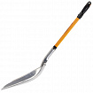 Лопата алюминиевая для снега 37х48 см, ОБЩАЯ ДЛИНА 120 см, черенок стекловолокно, V-ручка, RABBITEX (РАББИТЕКС) "FIBERGLASS", 700486