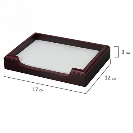 Набор подарочный настольный BESTAR "Ares" из дерева, 7 предметов, цвет "красное дерево", 236355