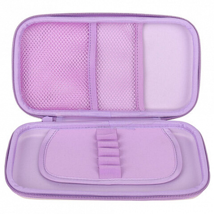 Пенал BRAUBERG SHINY, 1 отделение, 1 откидная планка, EVA, 22х13х4 см, "Cheerful", 271554