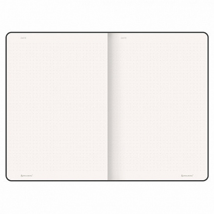 Блокнот А5 (130х210 мм), BRAUBERG ULTRA, балакрон, 80 г/м2, 96 л., в точку, красный, 113042