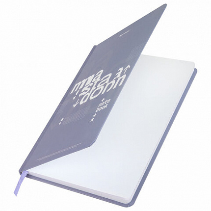 Блокнот с резинкой в клетку 96 л., А5 145х203 мм, твердая обложка, BRAUBERG, "Моноколор", 116318