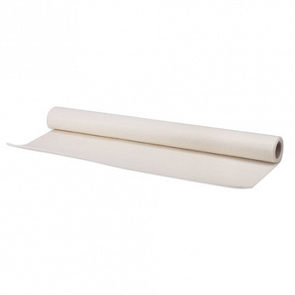 Цветной фетр МЯГКИЙ 500х700 мм, 2 мм, плотность 170 г/м2, рулон, белый, ОСТРОВ СОКРОВИЩ, 660634