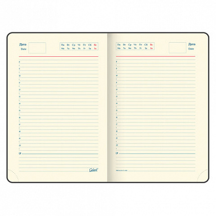 Ежедневник недатированный А5 (148х218 мм) GALANT "Magnetic", кожзам, магнитный клапан, 160 л., синий, 111879