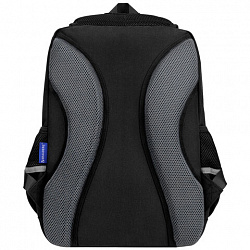 Рюкзак BRAUBERG STAR, 1 отделение, 5 карманов, "Watch out", черный, 40x29x13 см, 273132