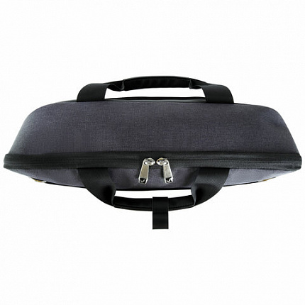 Сумка портфель BRAUBERG MODERN с отделением для ноутбука 15-16", откидная крышка, серая, 29х42х11 см, 270828