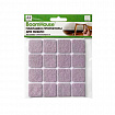 Накладки-протекторы для мебели ФЕТР самоклеящиеся, 25х25мм, бежевые, КОМПЛЕКТ 32 шт, BoomHouse, 701822