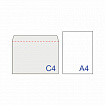 Конверты С4 (229х324 мм), отрывная лента, 100 г/м2, КОМПЛЕКТ 50 шт., BRAUBERG, 112184