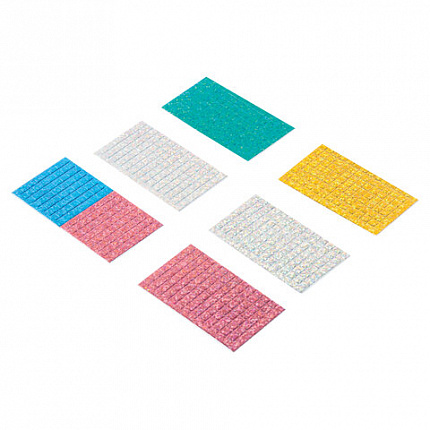 Набор для творчества "Сверкающая мозаика из мягкого пластика", "Единорог", 21х29 см, ЮНЛАНДИЯ, 662363