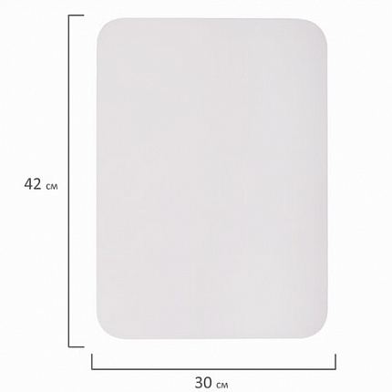 Доска на холодильник магнитно-маркерная 42х30 см с маркером, магнитом и салфеткой, BRAUBERG, 237847