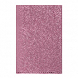 Обложка для паспорта натуральная кожа флоттер, кожаный уголок, пудрово-розовая, BRAUBERG, 238861