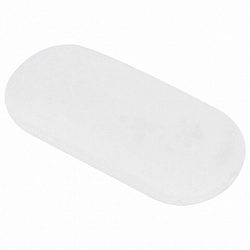 Ластик BRAUBERG "Oval", 50х23х10 мм, белый, овальный, 222471