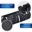 Пенал-тубус BRAUBERG, с эффектом Soft Touch, мягкий, "Black marble", 22х8 см, 271569