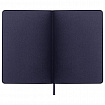 Ежедневник недатированный А5 (138х213 мм) BRAUBERG "Stylish", кожзам, гибкий, 160 л., темно-синий, 126223