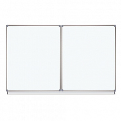 Доска магнитно-маркерная 3-х элементная 100х150/300 см, 5 рабочих поверхностей, белая, STAFF, 238010