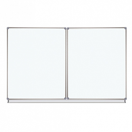 Доска магнитно-маркерная 3-х элементная 100х150/300 см, 5 рабочих поверхностей, белая, STAFF, 238010