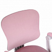 Кресло детское с подставкой для ног BRABIX "Sky MG-206", велюр, розовое, 533154