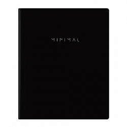 Тетрадь А5 96 л. BRAUBERG, на сшивке с корешком, клетка, обложка картон, "Minimal", 405287