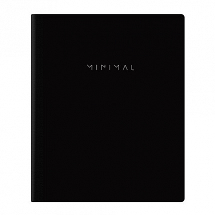 Тетрадь А5 96л. BRAUBERG на сшивке с корешком, клетка, обложка картон, Minimal, 405287