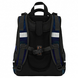 Ранец BRAUBERG ORIGINAL, 2 отделения, с брелком, "Tunnel car", 38х29х16 см, 274406