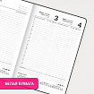 Ежедневник датированный 2026 с резинкой 145х203 мм, А5, BRAUBERG, твердый, "Безмятежность", 117336