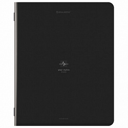 Тетрадь А5, 48 л., BRAUBERG, скоба, клетка, SoftTouch, "Ритм", (микс в спайке), 405331