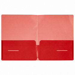 Папка-уголок 2 кармана, непрозрачная, А4, BRAUBERG "SPECIAL", красная, 0,18 мм, 273061