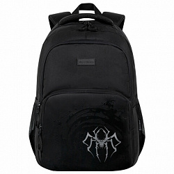 Рюкзак BRAUBERG CONCEPT универсальный, 2 отделения, светоотражающий принт, "Gray Spider", 45х30х18 см, 273847