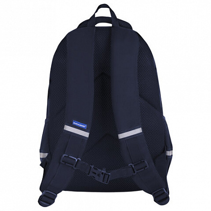 Рюкзак BRAUBERG INTENT, 2 отделения, 4 кармана, "Navy blue", 39х27х14 см, 273113