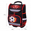 Ранец ЮНЛАНДИЯ WISE, 1 отделение, 3 кармана, устойчивое дно, "Football camp", 37x29х15 см, 271400