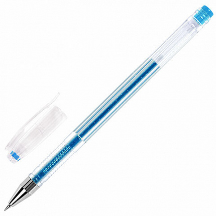 Ручки гелевые БЛЕСТКИ BRAUBERG "EXTRA", НАБОР 6 ЦВЕТОВ, узел 0,7 мм, линия 0,5 мм, 143908