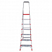 Стремянка алюминиевая 7 ШИРОКИХ СТУПЕНЕЙ 13 см, площадка 1,5 м, нагрузка 225 кг, вес 8 кг, НОВАЯ ВЫСОТА, 3117107, 5110107/3117107