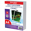 Фотобумага матовая, А4, 140 г/м2, односторонняя, 100 листов, ПАКЕТ, BRAUBERG ORIGINAL, 364427