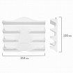 Держатель магнитный для 4 маркеров для доски (130х152 мм), BRAUBERG "Standard", 237092