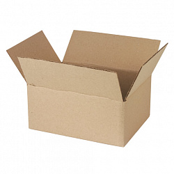 Гофрокороб, длина 220 мм х ширина 170 мм х высота 100 мм, марка Т22, профиль В, FEFCO 0201 / ГОСТ, исполнение А, 440059