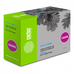 Картридж лазерный CACTUS (CS-CLT-C609S) для SAMSUNG CLP-770/770ND/775/775ND, голубой, ресурс 7000 стр.