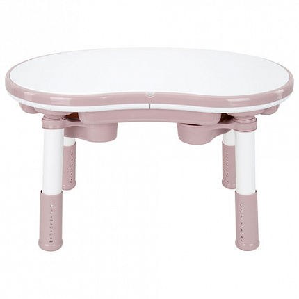 Стол детский трансформер 3 в 1 BRABIX KIDS CT-001, растущий, 2-8 лет, пластик, розовый, 533289