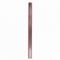 Линейка металлическая 50 см, BRAUBERG, европодвес, 210310