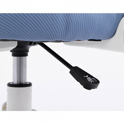 Кресло детское с подставкой для ног BRABIX KIDS "MG-215", сетка/ткань TW, голубое, 533312