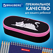Пенал-футляр BRAUBERG, 1 отделение, органайзер, полиэстер, 22x9х5 см, "Don't wake up", 272311