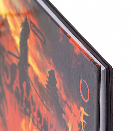 Дневник 5-11 класс 48 л., твердый, BRAUBERG, глянцевая ламинация, с подсказом, "Самурай", 107191