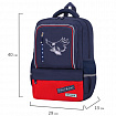 Рюкзак BRAUBERG STAR, 1 отделение, 5 карманов, "White eagle", синий, 40x29x13 см, 271427