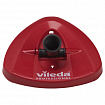 Швабра с отжимом и ведром 10л VILEDA PROFESSIONAL "УльтраСПИН Мини", КОМПЛЕКТ с телескопич. ЧЕРЕНКОМ 84-144 см, насадкой, красный, 158011