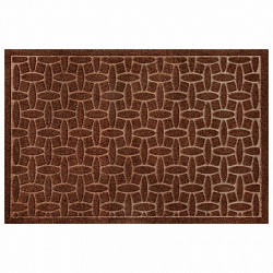 Коврик придверный 60х90 см, ВЕНГЕ, грязезащитный, 430 г/м2, фактурный рисунок АЛМАЗ, ЛЮБАША, 701056