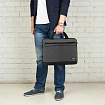 Сумка портфель HEIKKI FORWARD (ХЕЙКИ) с отделением для ноутбука 15,6", темно-серая, 29х40х9 см, 272611