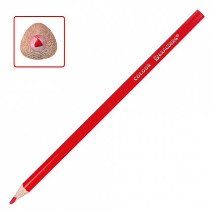 Карандаши цветные BRAUBERG PREMIUM, 24 цвета, трехгранные, грифель мягкий 3,3 мм, 181653